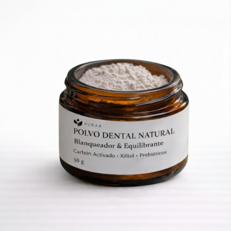 Polvo Dental Natural · Blanqueador & Equilibrante